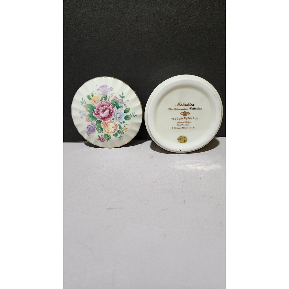 Melodies‎ The Celebration Collection "You Light Up My Life" Porcelain Music Box